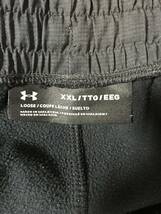 at191☆【裏起毛 カーゴパンツ 黒】UNDER ARMOUR アンダーアーマー XXL_画像5