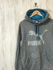 160☆【スウェットパーカー グレー】PUMA プーマ グレー XL