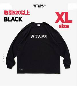 WTAPS 2023FW COLLEGE LS TEE BLACK XLサイズ ダブルタップス カレッジ ロングスリーブ ロンT Tシャツ T-SHIRT ブラック X-LARGE