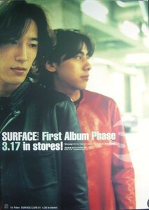 SURFACE/PHASE/未使用・非売品ポスター梱包料込