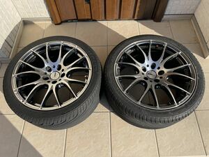 RAYS レイズ HOMURA ホムラ 2×7 18インチ9.5J+45 フルランHP199 265/35R18 2本セット