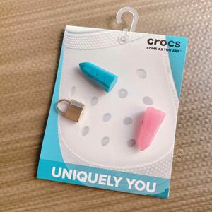 crocs シュ-アクセサリー シューチャーム シーグラス ハンドメイド