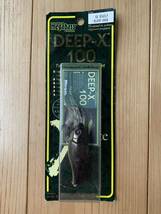 メガバス Megabass ディープＸ100 GG デッドリーブラックシャッド DEEP-X100_画像1