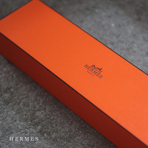 良品 エルメス HERMES 純正 アクセサリー ケース BOX 空箱 ジュエリー ボックス オレンジ 箱 のみ