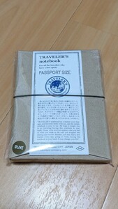 トラベラーズノート　パスポートサイズ　オリーブ　新品　トラベラーズファクトリー