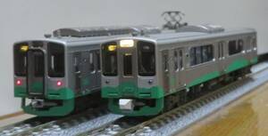 KATO 10-1516改 えちごトキめき鉄道 ET127系 2両編成 車両のみ ウェザリング加工 元E127系 しなの鉄道併走等