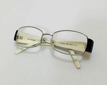 バーバリー Burberry レディース メガネ フレーム 度付きレンズ B 1082-B 1050 53 17 135 眼鏡 イタリア製 プラスチック 黒×白_画像4
