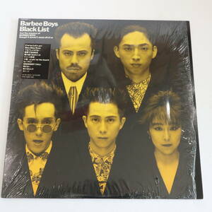 シール帯シュリンク付2LP★バービーボーイズ★BARBEE BOYS Black List ブラック・リスト★32-3H-5014-5 EPIC Sony 良好品 