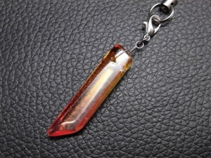  ice pillar cut color crystal. simple strap 1008