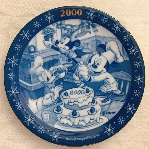 【新品】ディズニー ミッキーマウス イヤープレート 2000