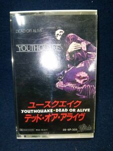 【カセットテープ】◆デッド・オア・アライヴ DEAD OR ALIVE「ユースクエイク　YOURHQUAKE」◆28・6P-305/1985年/解説付◆