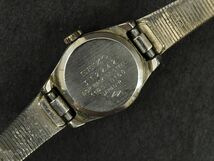 168309◇ 動作確認済 SEIKO セイコー スペシャル 腕時計 ウォッチ 手巻き 2針 23石 1140-0160 SS グリーン シルバー レディース/ D_画像9