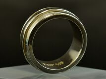 169651□ Tiffany&co ティファニー グルーブド リング 指輪 ダブルライン アクセサリー Sv925 スターリング シルバー メンズ レディース/ E_画像3