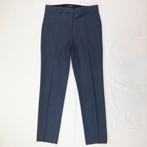 Theory セオリー TAILORED TROUSER J クロップドパンツ ストレッチテーパードパンツ スリムフィット ネイビー レディース サイズ0 M相当_画像2