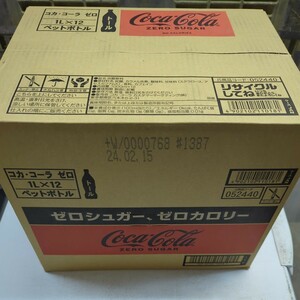 【訳あり】【12本】 コカコーラゼロ1L　12本 / 1箱 コカ・コーラ コーラ