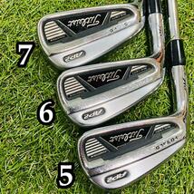 【貴重レフティ】Titleist タイトリスト AP2 710 メンズアイアンセット 6本 スチール S_画像2