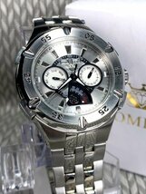 新品 正規品 ドミニク DOMINIC 自動巻き 腕時計 オートマティック カレンダー ステンレス アンティーク コレクション シルバー プレゼント_画像2