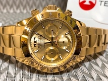 新品 テクノス TECHNOS 正規品 クロノフラフ 腕時計 フルゴールド腕時計 ビジネスウォッチ ダイバー腕時計 メンズ プレゼント カジュアル_画像6