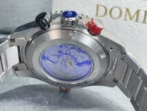 新品 DOMINIC ドミニク 正規品 機械式 自動巻き メカニカル 腕時計 マルチカレンダー インナーベゼル アンティーク コレクション ブラック_画像7