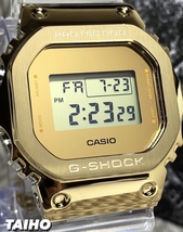 NEWモデル 新品 CASIO カシオ 正規品 G-SHOCK Gショック ジーショック 腕時計 防水 ２０気圧防水 多機能腕時計 ゴールドメタル スケルトン_画像1