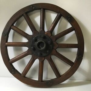 馬車 車輪 木製 アンティーク ホイール インテリア タイヤ antique wheel wooden TS1Z