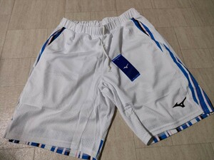 サイズ：XL　タグ付き未使用品　MIZUNO　ミズノ　ドライエアロフローゲームパンツ　62JB250001　テニスウェア　ハーフパンツ