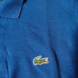 サイズ：3 美品 ラコステ LACOSTE 長袖 ポロシャツ ネイビー L1312の画像3