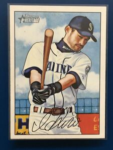 2007 Bowman Heritage #181 Ichiro イチロー　プリント　サイン　トレーディングカード　MLB　Seattle　Mariners　鈴木一朗