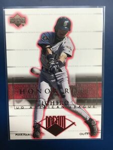 2002 Upper Deck #12 Ichiro Honor Roll イチロー　トレーディングカード　MLB　シアトル・マリナーズ　鈴木一朗