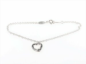 美品　ティファニー　TIFFANY　エルサペレッティ　オープンハート　ブレスレット　シルバー925　YAS-7145