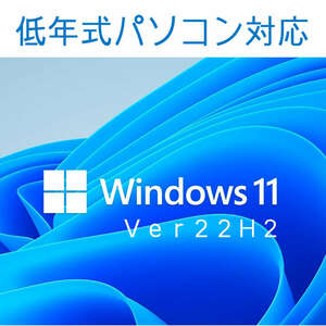 Windows11 Ver22H2 クリーンインストール用DVD 低年式パソコン対応 (64bit日本語版)
