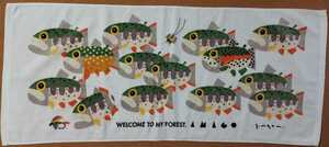 * prompt decision! Murakami .. design face towel [amago]( now . production towel )* mountain woman fish .. source . perm -k