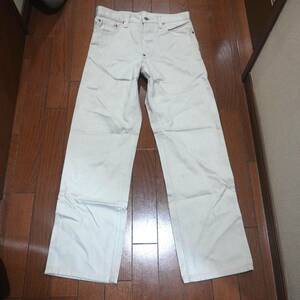 ★ホワイトピケ★ビッグE★W3０ Levi's リーバイス 702 尾錠(シンチバック) ビンテージレプリカタイプ ストレートパンツ ホワイトタブ