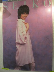 2402MK●ポスター「SEIKO(松田聖子) SOUND OF MY HEART」CBSソニー/1985昭和60●サイズ:約84cm×59.5cm/非売品/販促/昭和/80年代/アイドル