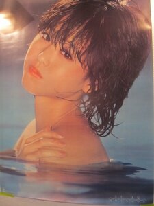 2402MK●ポスター「松田聖子/水の中(ユートピア)」CBSソニー/1983昭和58●サイズ:約84cm×59.5cm/非売品/プロモ用/昭和/80年代/アイドル