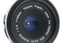 Nikon GN Auto 非Ai NIKKOR 45mm F2.8 Fマウント ニコン 標準 単焦点 パンケーキレンズ_画像9