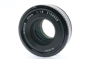 Nikon AI-S NIKKOR 50mm F1.8 ニコン MF一眼用 パンケーキレンズ 標準単焦点