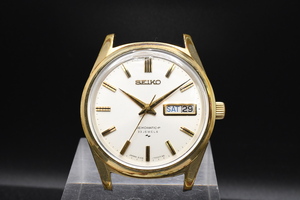 SEIKO SEIKOMATIC-P Ref:5106-7000 セイコー メンズ 自動巻き 腕時計 ゴールドカラー デイデイト ■20395