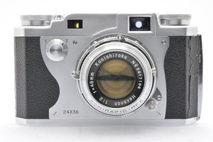 Konica IIA + Hexanon 48mm F2 コニカ 小西六 レンジファインダー フィルムカメラ 箱付 ■20049