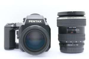 PENTAX 645N + 150mmF2.8 + 45-85mmF4.5 ペンタックス AF中判フィルムカメラ レンズ ジャンク