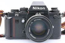 Nikon F3 159万台 + Ai-s NIKKOR 50mm F1.4 ニコン 一眼レフ フィルムカメラ レンズ ケース付_画像1