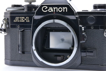 Canon AE-1 ブラック + FD 28mm F2.8 S.C. キヤノン フィルムカメラ MF一眼レフ 広角レンズセット_画像7