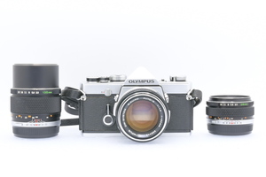 OLYMPUS OM-1 + 50mmF1.4 + 28mmF3.5 + 135mmF3.5 オリンパス フィルムカメラ レンズ