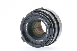 MINOLTA M-ROKKOR 40mm F2 Mマウント ミノルタ レンジファインダー用 標準単焦点レンズ