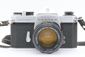 PENTAX SP + 50mm F1.4 ペンタックス フィルムカメラ MF一眼レフ 標準単焦点レンズ 大口径