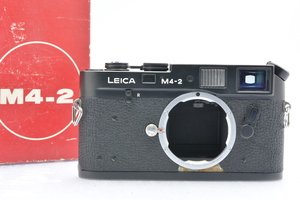 LEICA M4-2 ブラッククローム ボディ SN.1503670 ライカ レンジファインダー フィルムカメラ 箱付