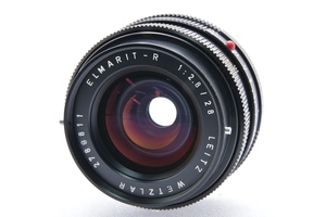 Leica ELMARIT-R 28mm F2.8 Rマウント 3カム 3-CAM ライカ MF一眼用レンズ フード付き
