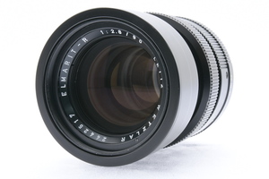 Leica ELMARIT-R 90mm F2.8 2カム Rマウント ライカ フィルターリング14161・レンズコンテナー付