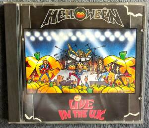 【同梱可】UK盤＜HELLOWEEN・LIVE IN THE U.K./ハロウィン＞＜CDP7 92371 2＞＜1989年盤＞