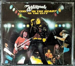 【同梱可】LIVE... IN THE HEART OF THE CITY WHITESNAKE ホワイトスネイク　2枚組・輸入盤　LIVE AT HAMMERSMITHをカップリング